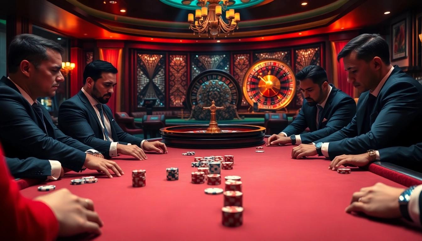 Engage in high-stakes poker at a professional casino with immersive ambiance showcasing 7mcn.
