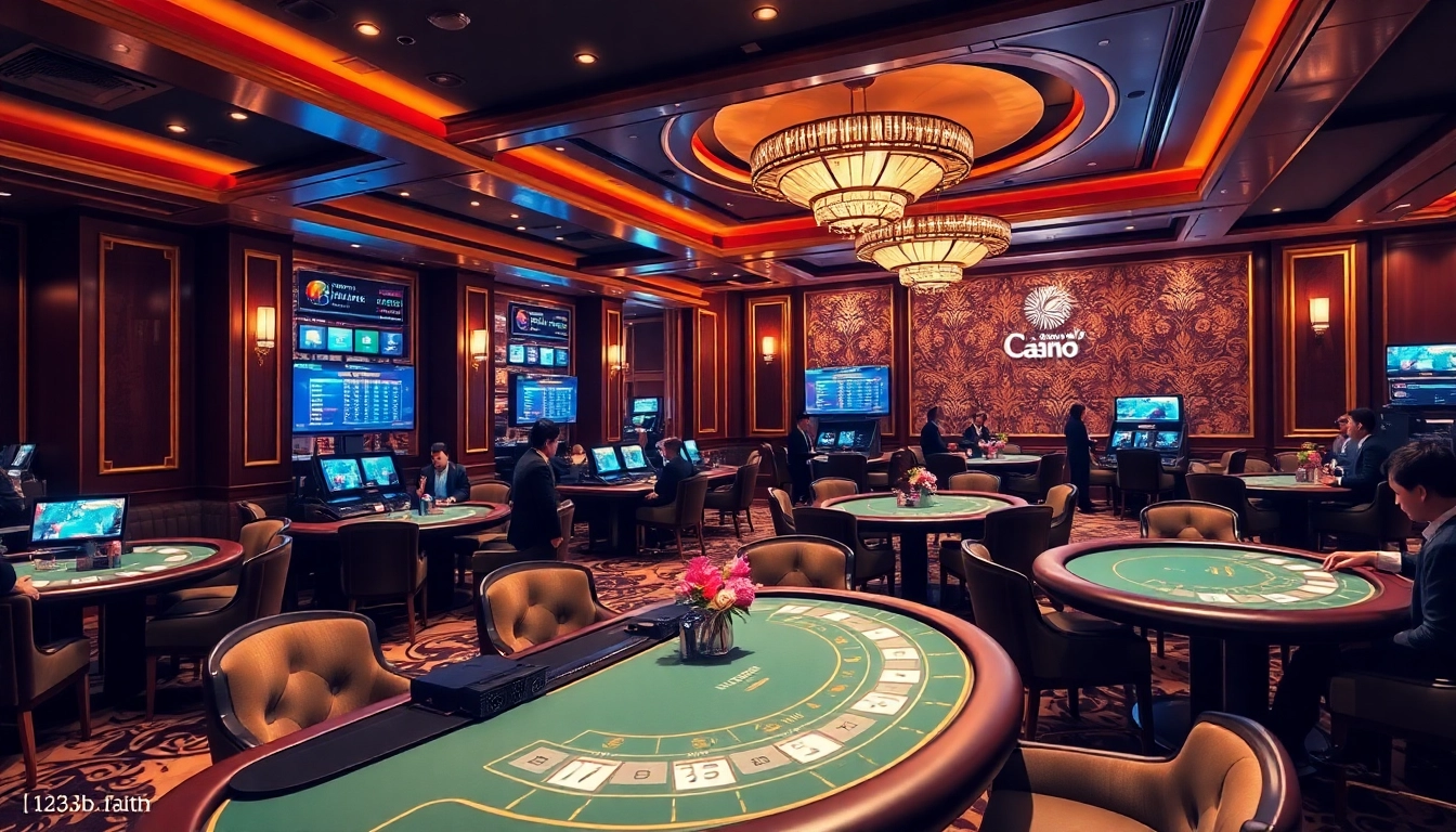 Experience the thrilling atmosphere of 123b.faith's luxurious live casino with professional dealers and interactive gaming.