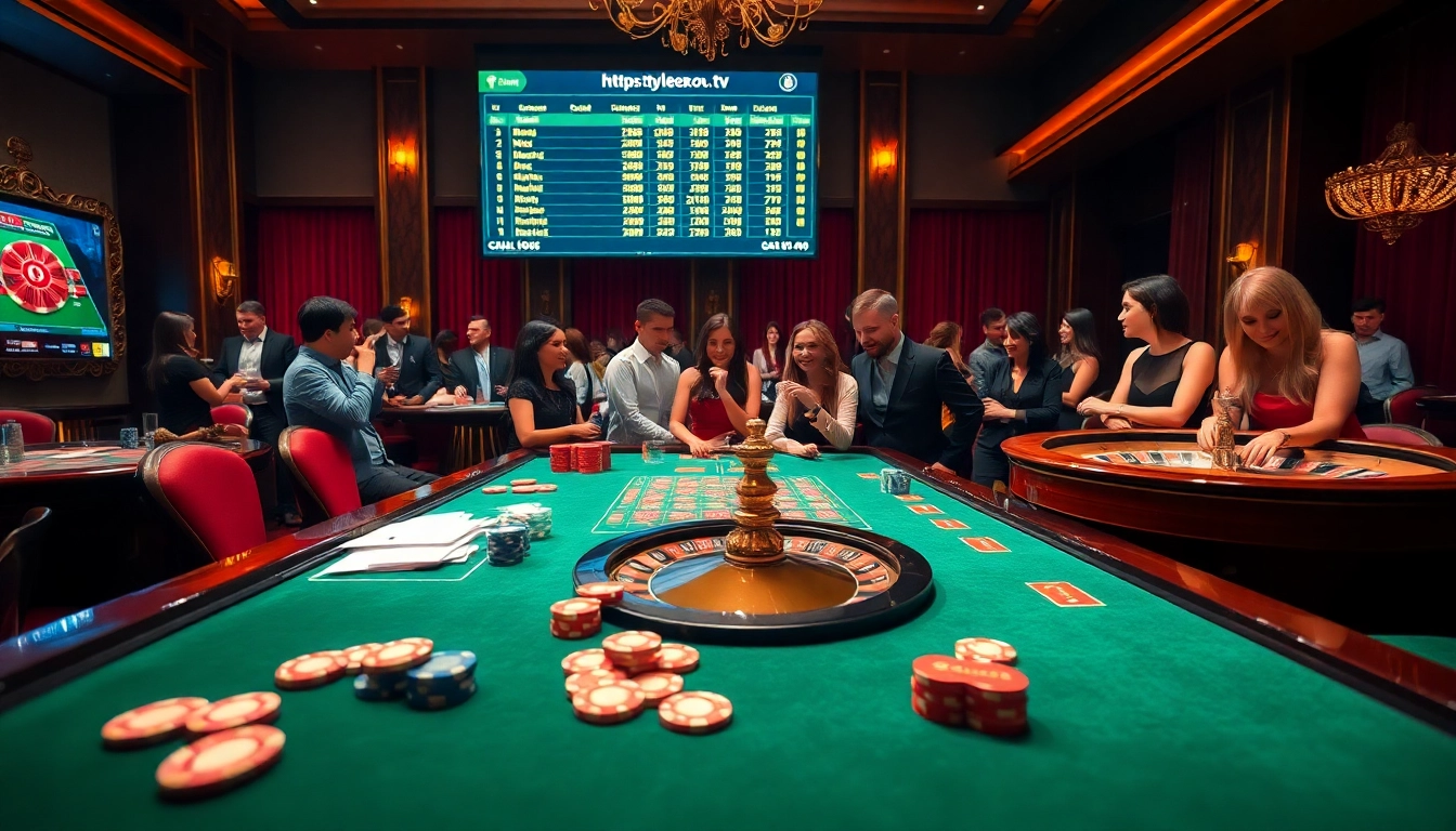 Experience the thrill of betting with live updates on https://tylekeo.tv/ and a glamorous casino atmosphere.