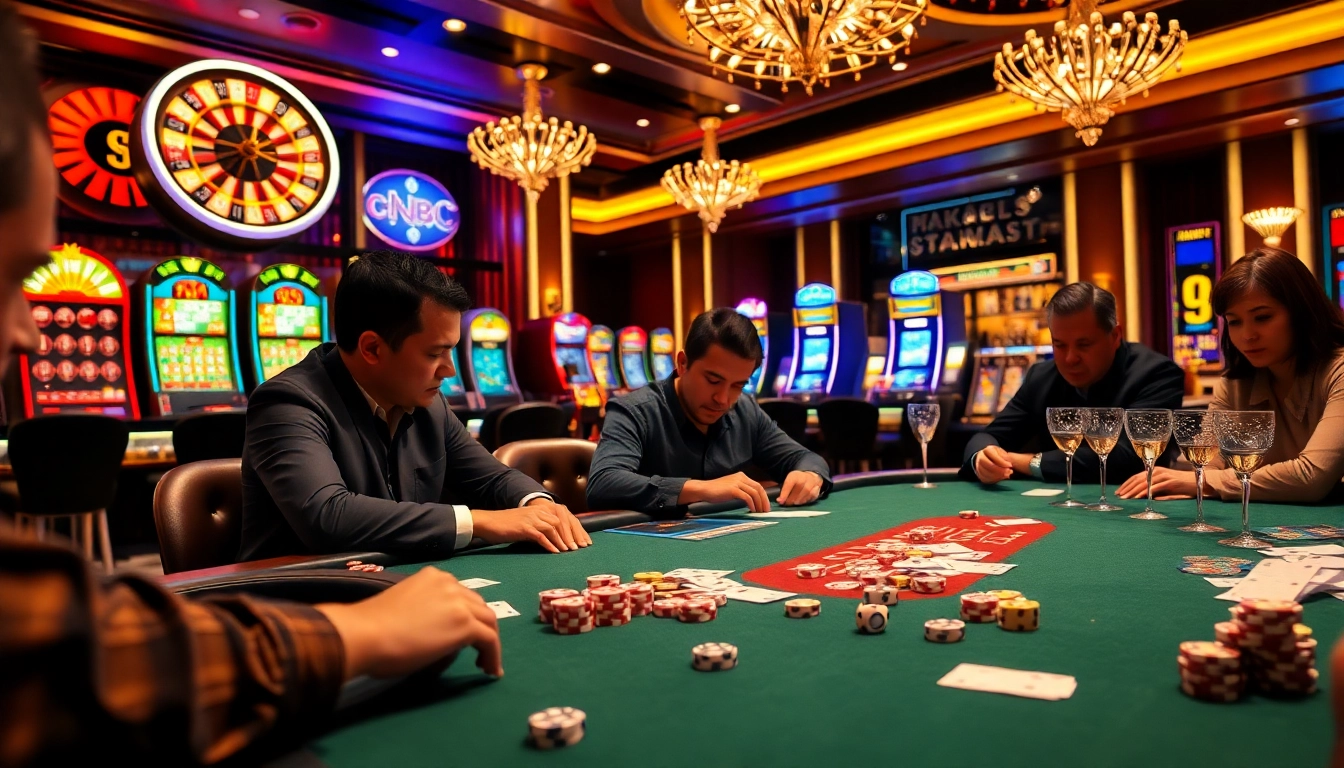 KQBD hôm nay showcases thrilling betting action on a luxury casino poker table.