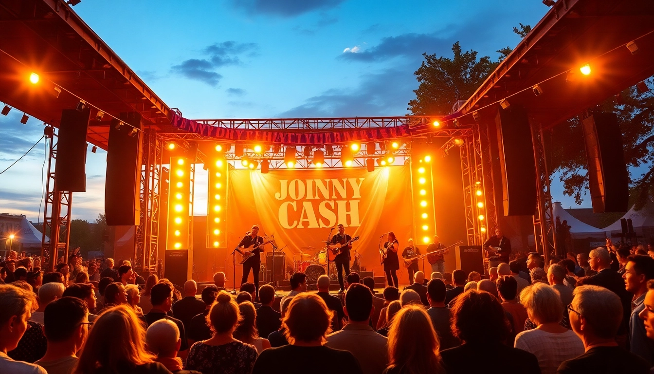 Experience the vibrant celebration at johnnycashbirthday.com, featuring live performances honoring Johnny Cash's legacy.