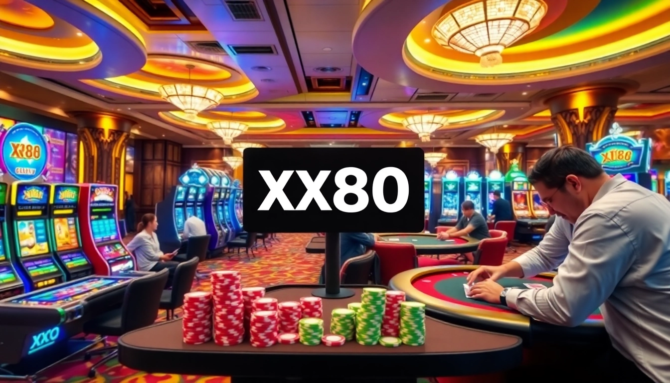 Exciting gambling action at XX88.COM with vibrant casino tables and engaging players.