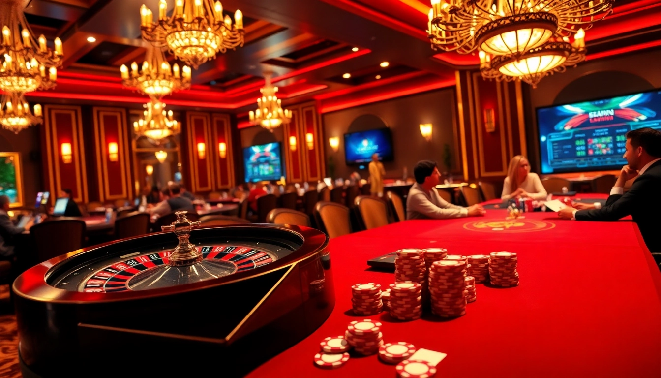 Experience thrilling gameplay at https://s666hn.com/ with exciting casino elements like poker chips and roulette.