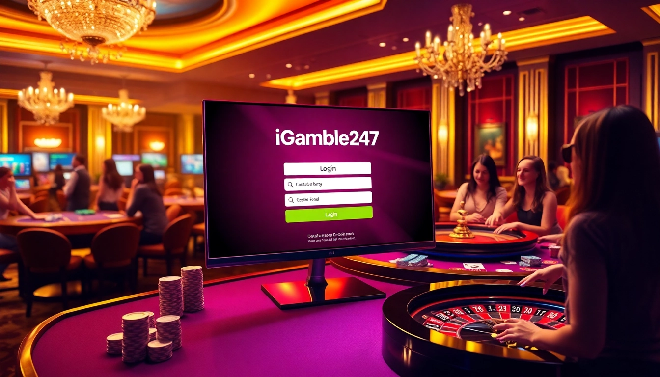 Engage in exciting gaming adventures with Igamble247 Login at a luxurious casino.