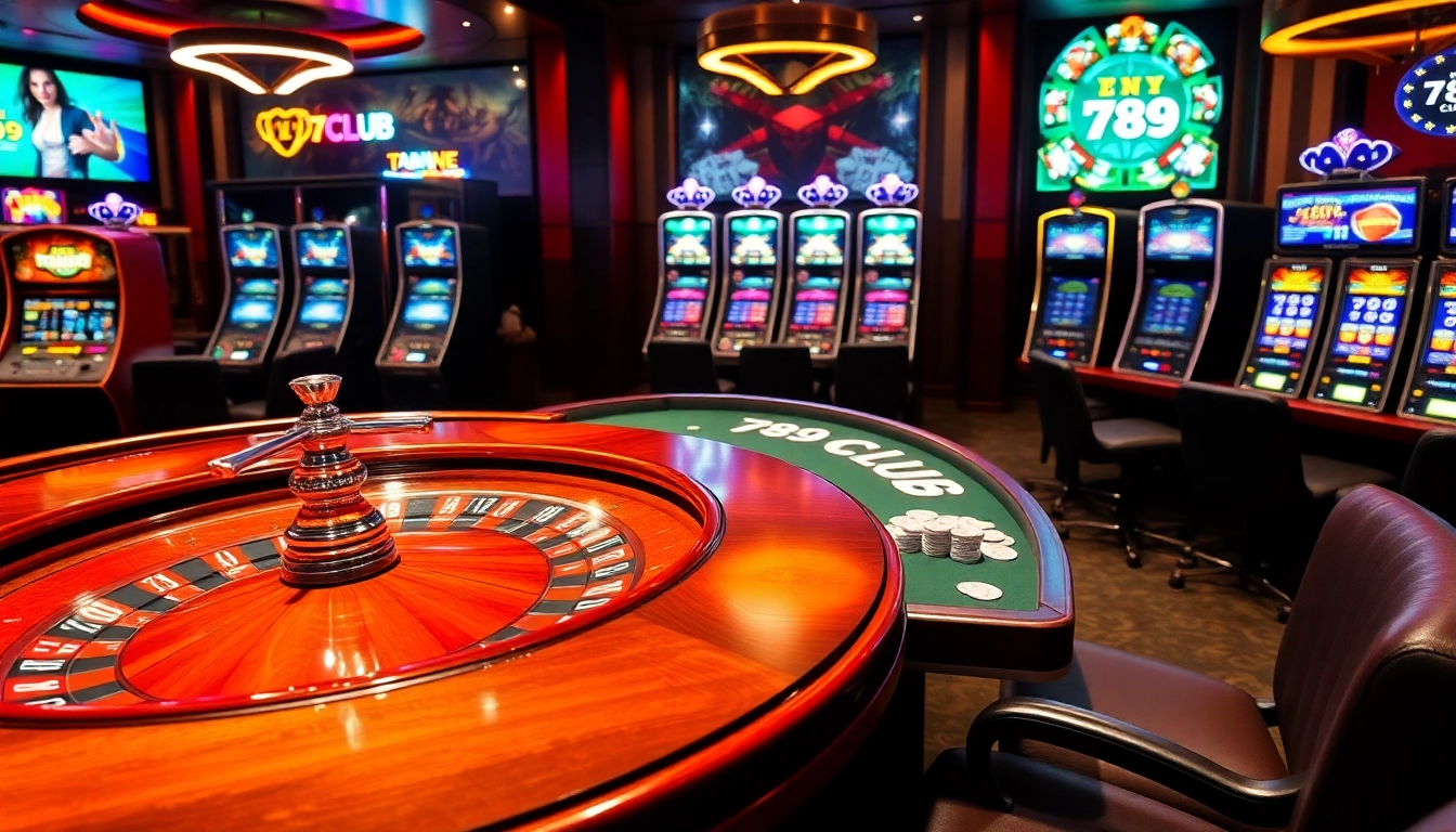 Experience the thrill of 789club with high-stakes poker tables, vibrant roulette wheels, and dynamic slot machines.