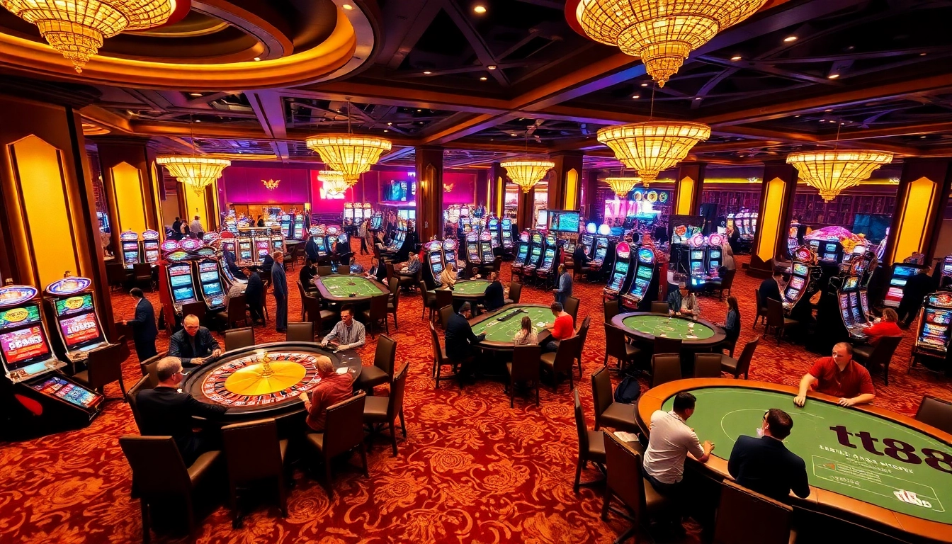 Experience the thrill at tt88.com with vibrant casino games and engaging atmosphere.